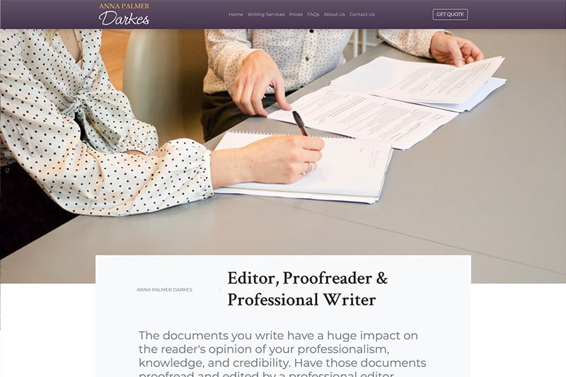 Anna Palmer Darkes - Professional Writer Lady Lake, Florida