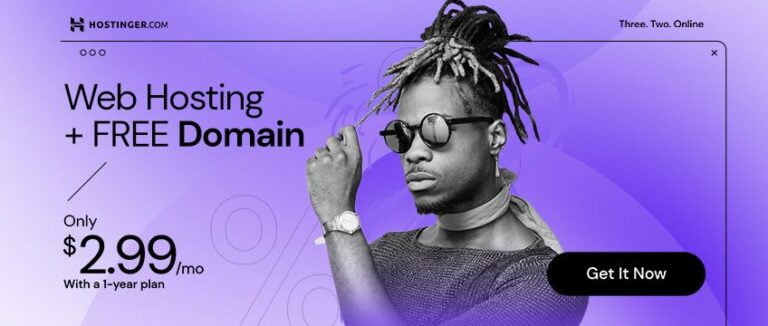 Hostinger Web Hosting + FREE! Domain