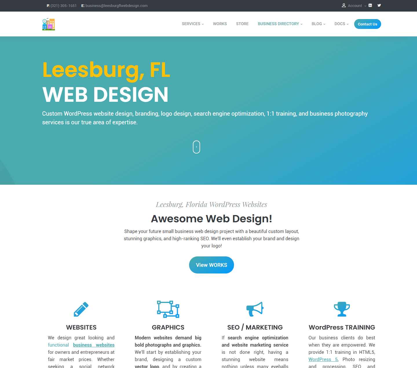 Leesburg, FL web Design Company - Lake County, Florida