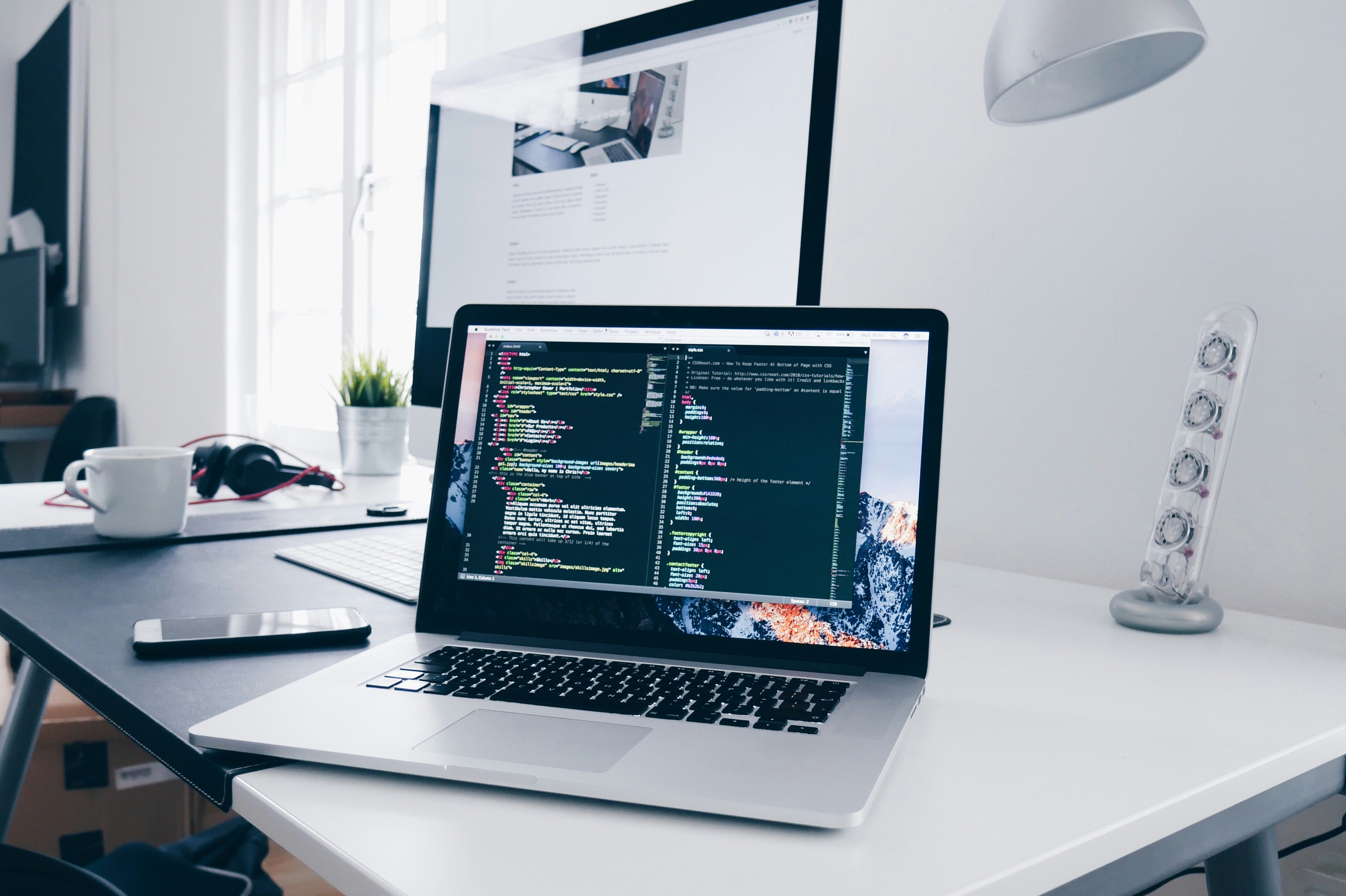 Professional Website Design Workspace