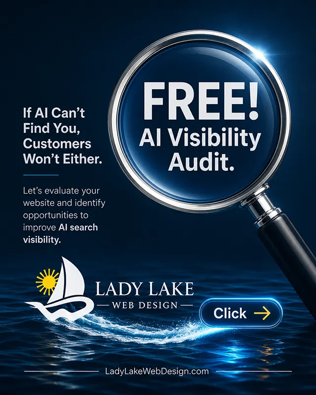 free ai visibility audit | AEO answer engine optimization services by lady lake web design