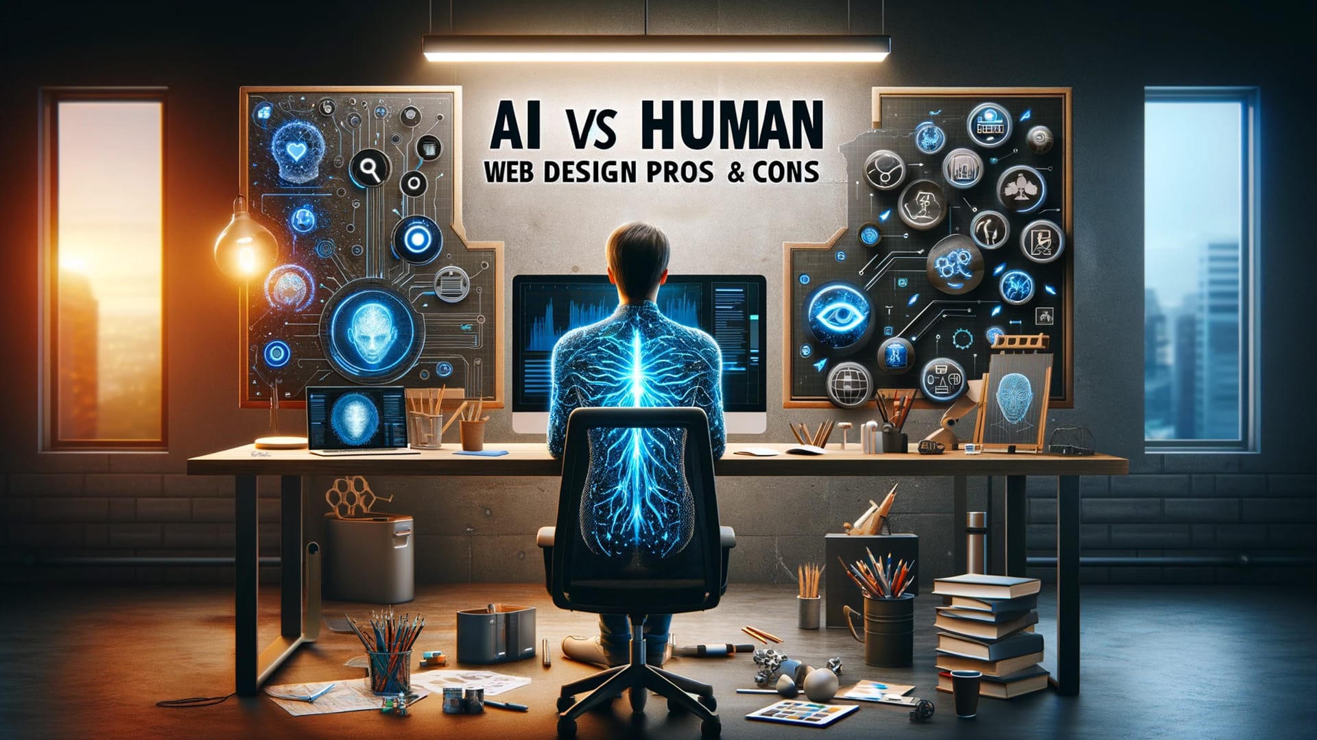 human vs ai in website content creation